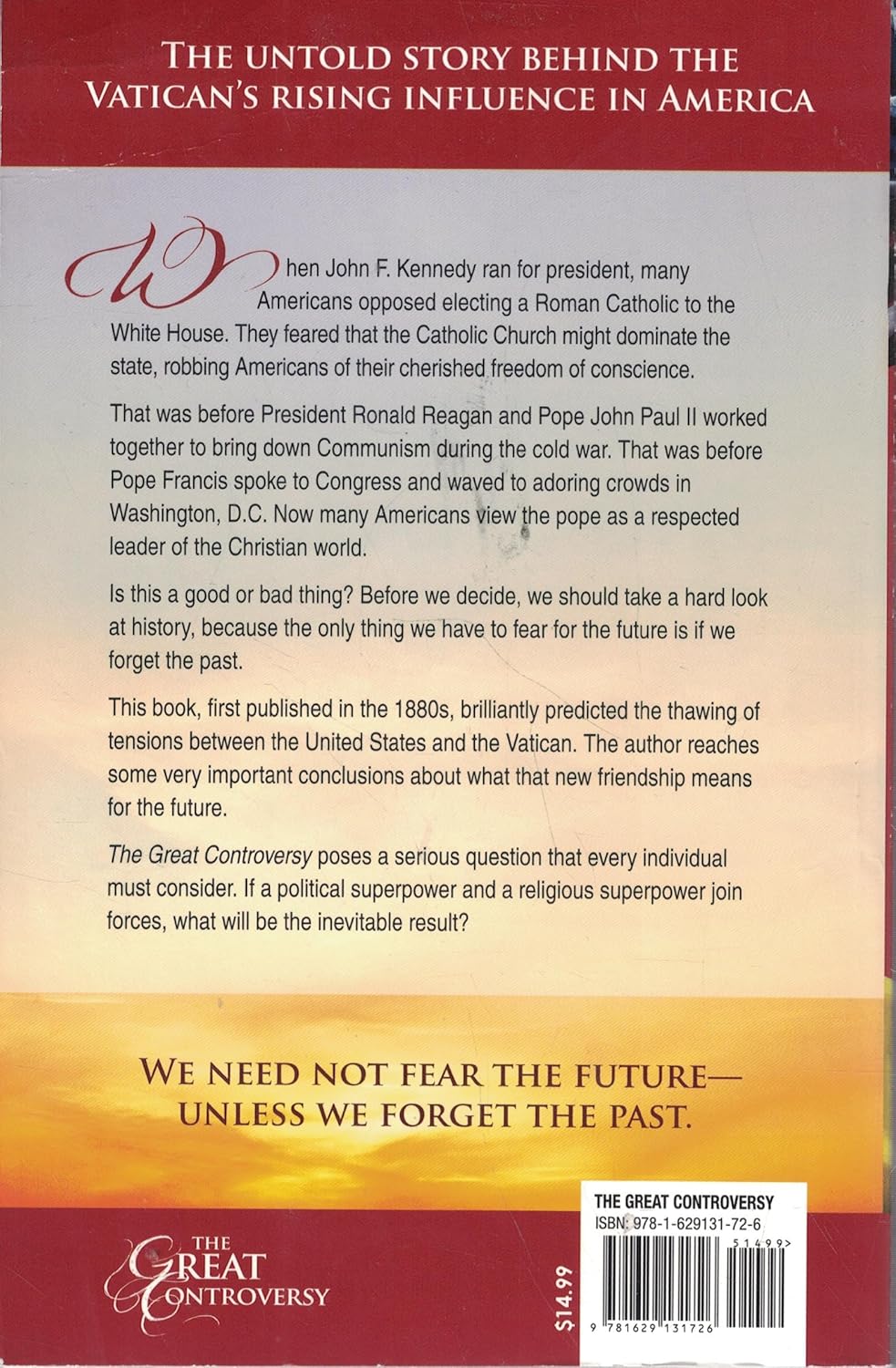 Livre The Great Controversy - Ellen G. White (Livre d'occasion)