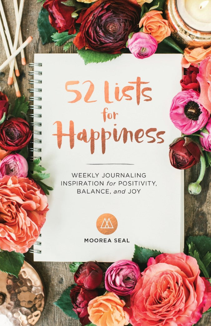Livre 52 Lists for Happiness: Weekly Journaling Inspiration for Positivity, Balance, and Joy - Se...
