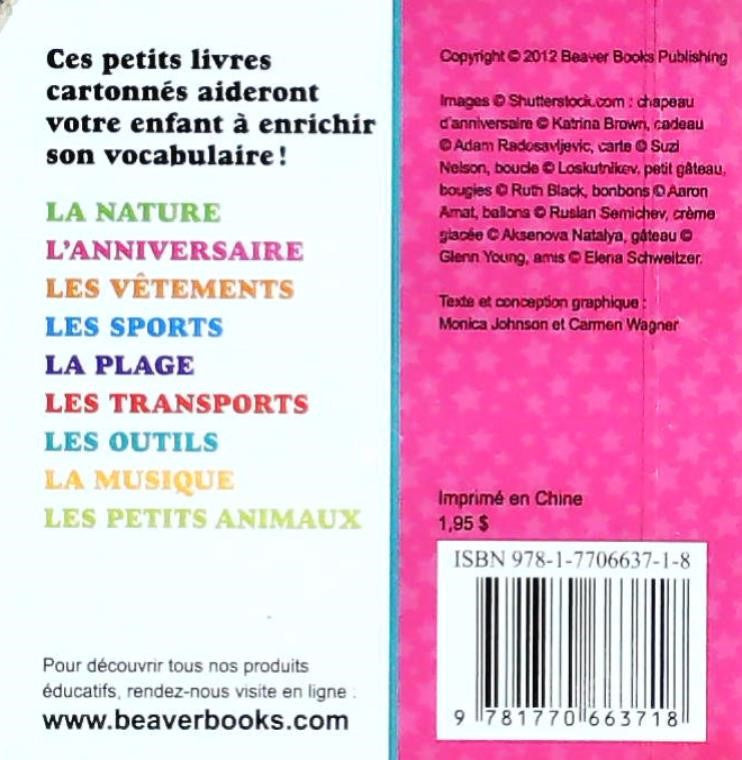 Livre L'anniversaire (Livre d'occasion)