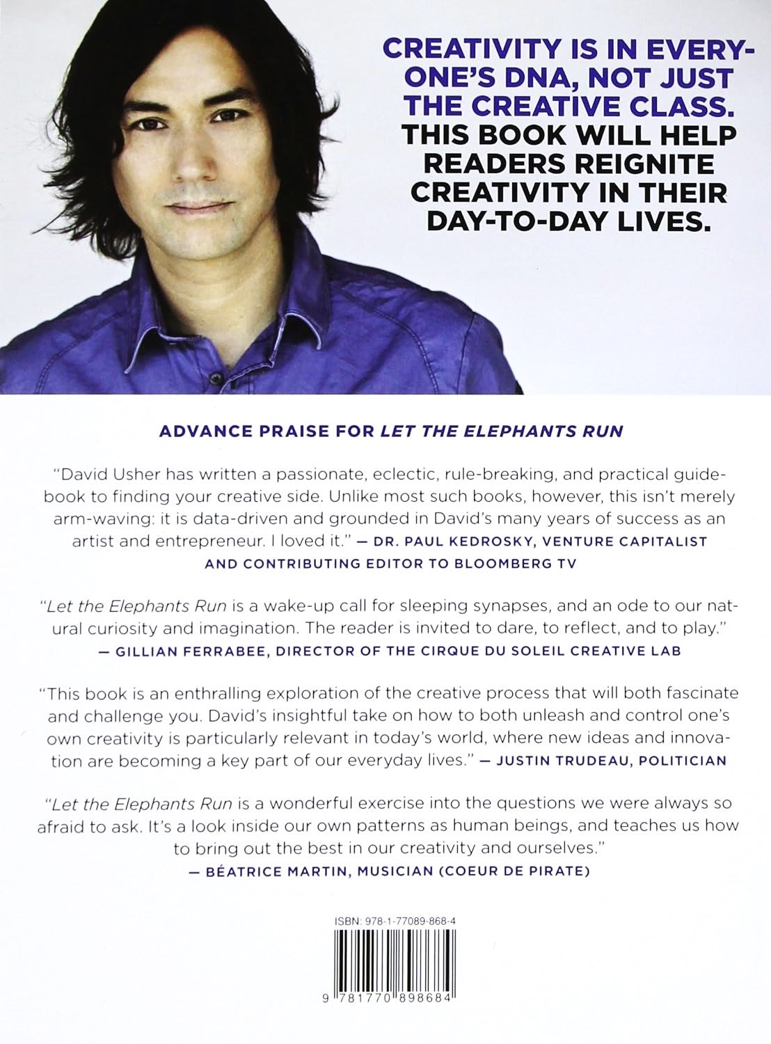 Livre Let the Elephants Run : Unlock Your Creativity and Change Everything - David Usher (Livre d...