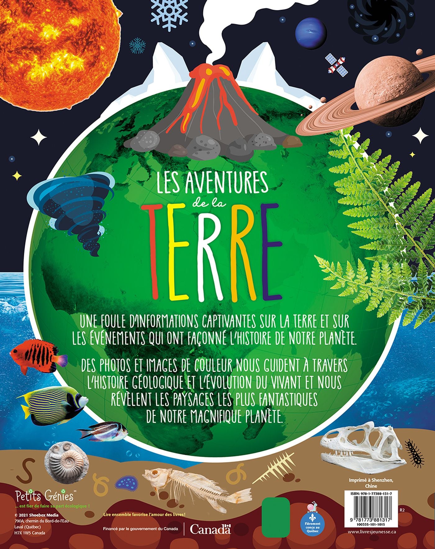 Livre Les aventures de la Terre : Un voyage captivant et ludique pour découvrir la Terre! - Colle...