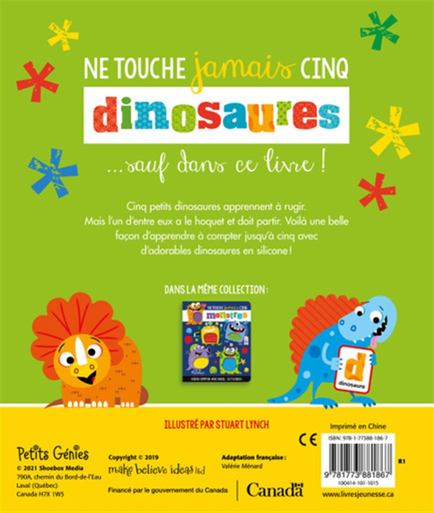 Livre Ne touche jamais cinq dinosaures - Collectif (Livre d'occasion) - ISBN 1773881868