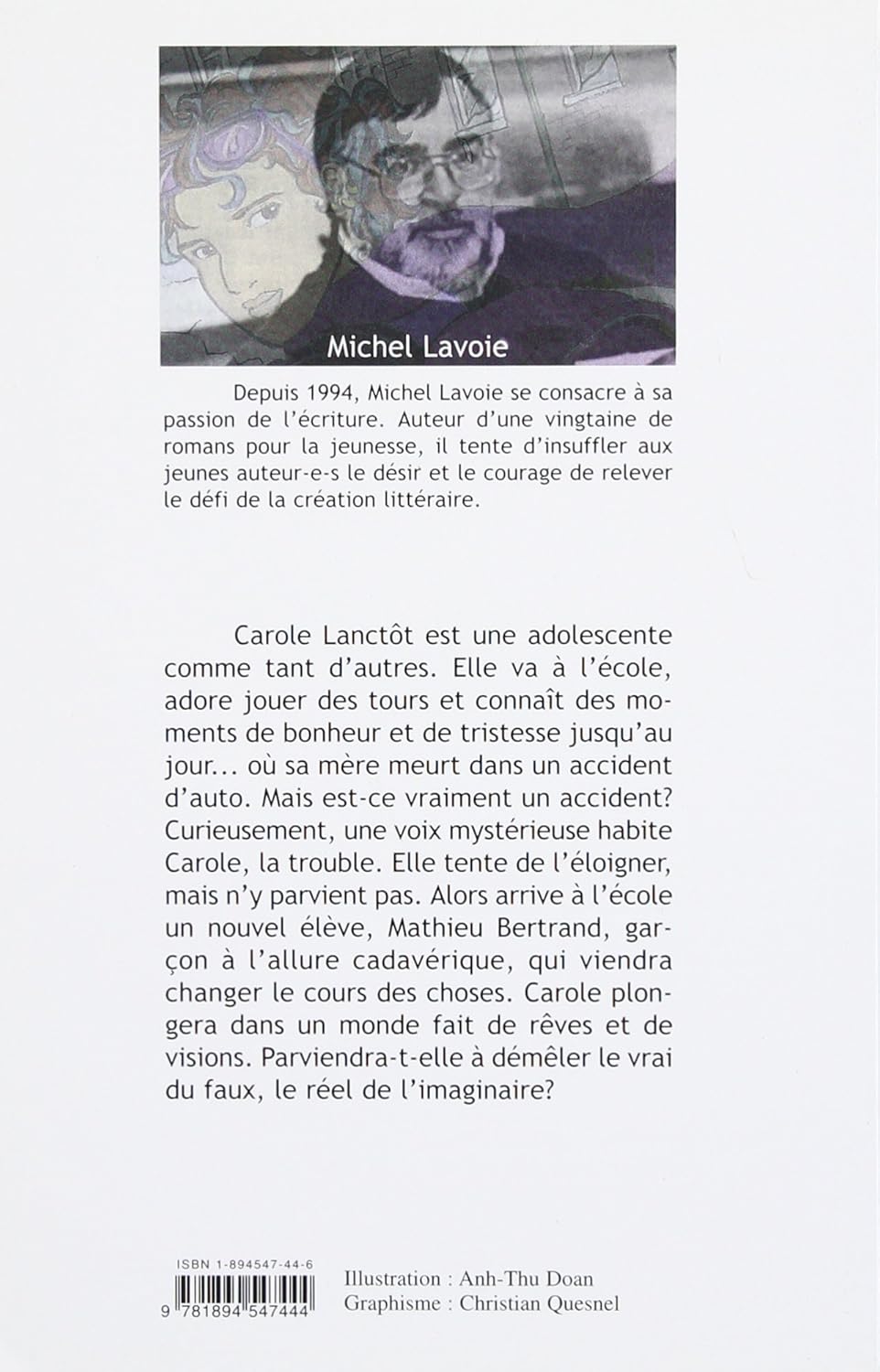 Livre Mystère, rue de Courcelle - Michel Lavoie (Livre neuf) - ISBN 1894547446