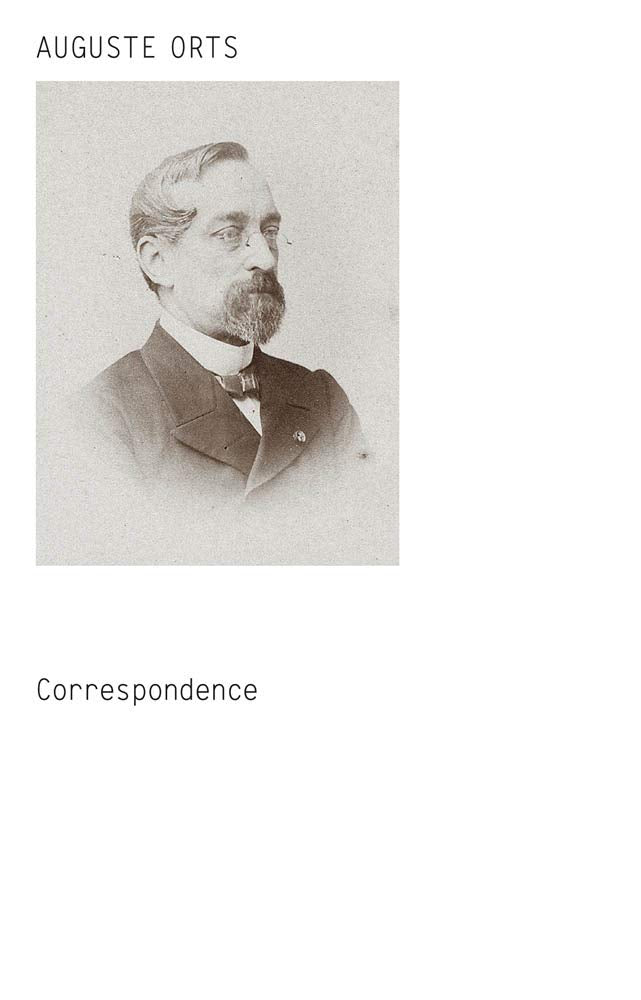 Livre Correspondence - Auguste Orts (Livre d'occasion) - ISBN 1934105112