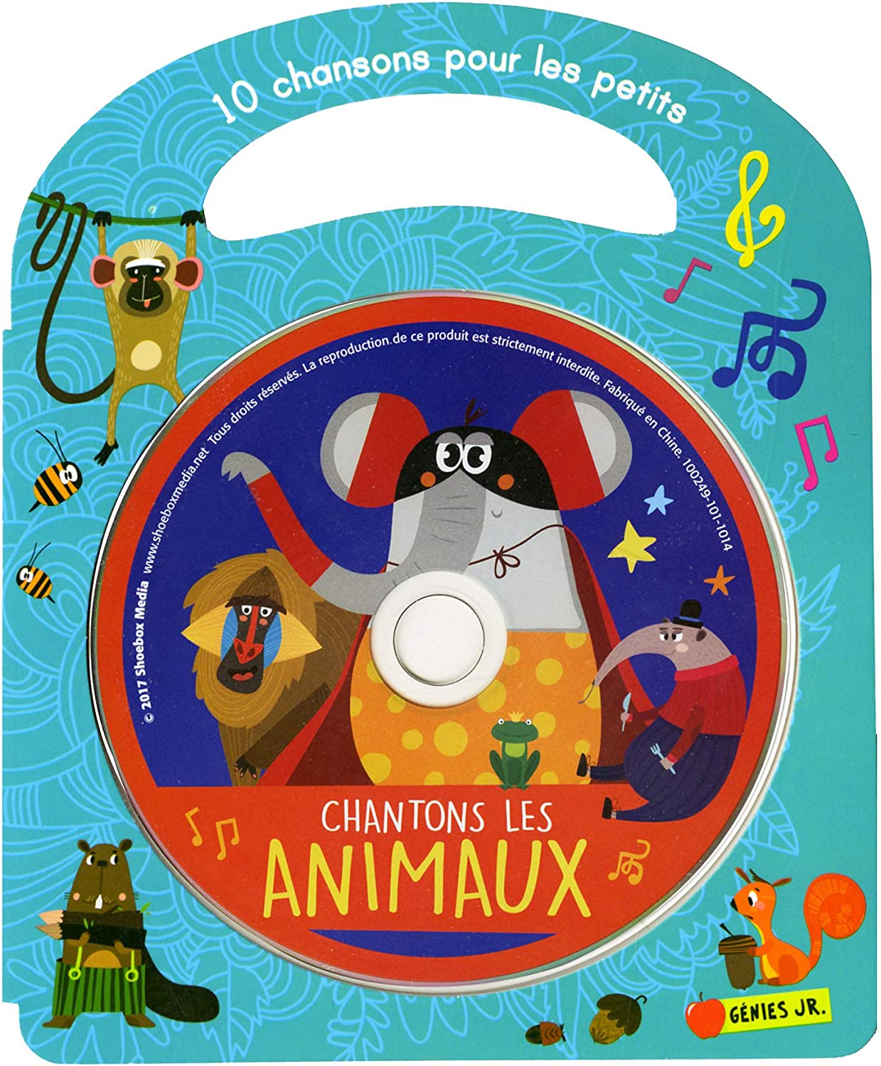 Livre Chantons les animaux : 10 Chansons pour les petits (avec CD Audio) (Collectif) (Livre...