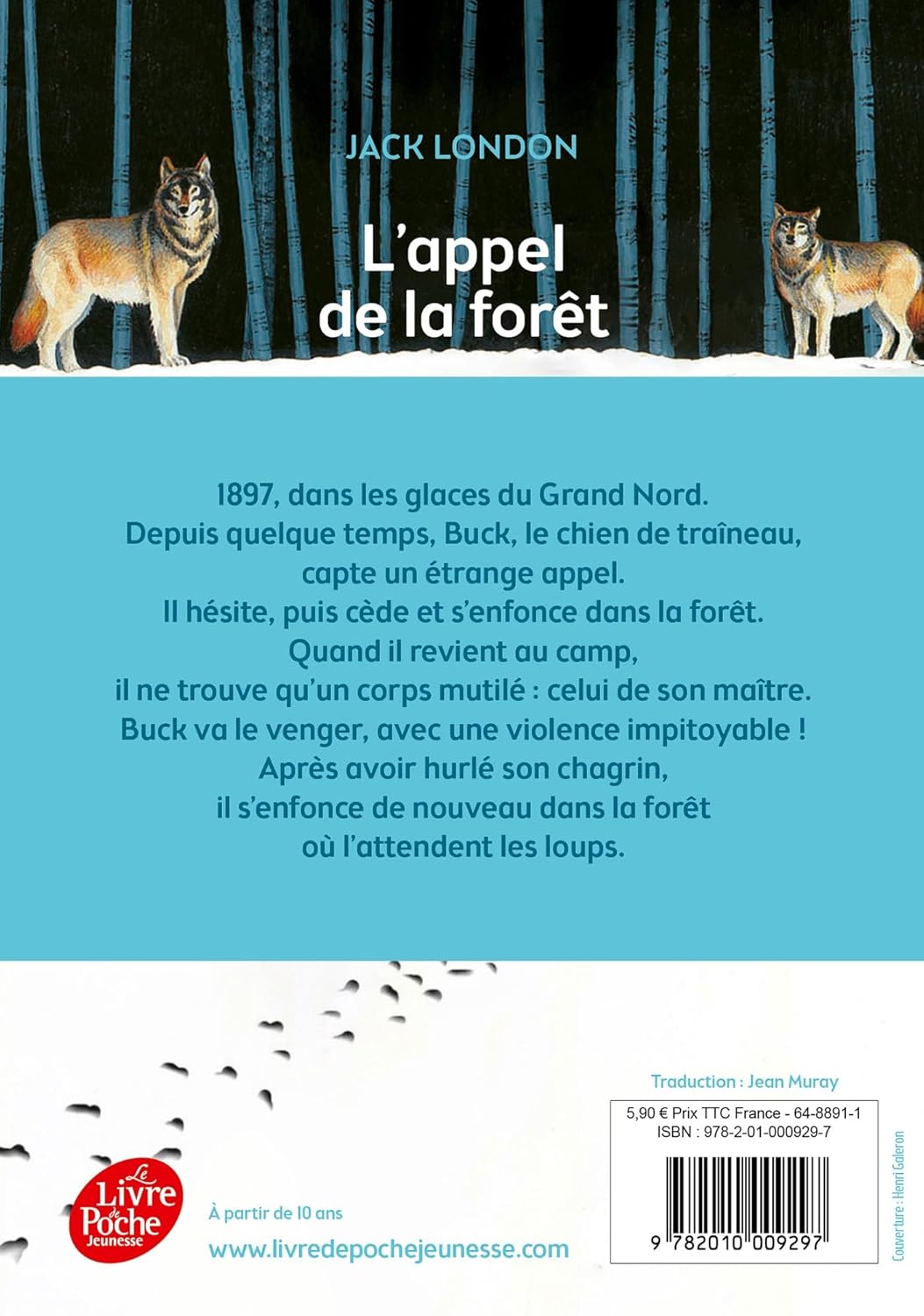 Livre L'appel de la forêt - Jack London (Livre d'occasion)