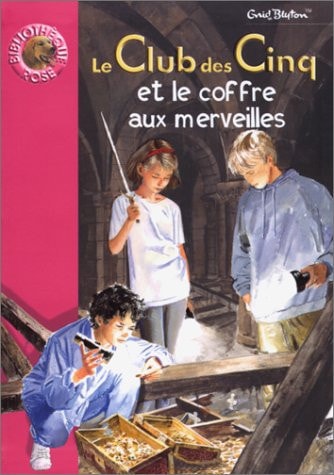 Livre Bibliothèque rose # 829 : Le club des cinq et le coffre aux merveilles (Enid Blyton)...