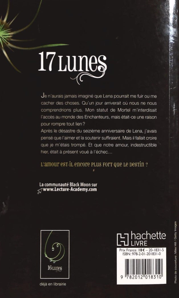 Livre 17 Lunes T.2 - Kami Garcia (Livre d'occasion) - ISBN 2012018319