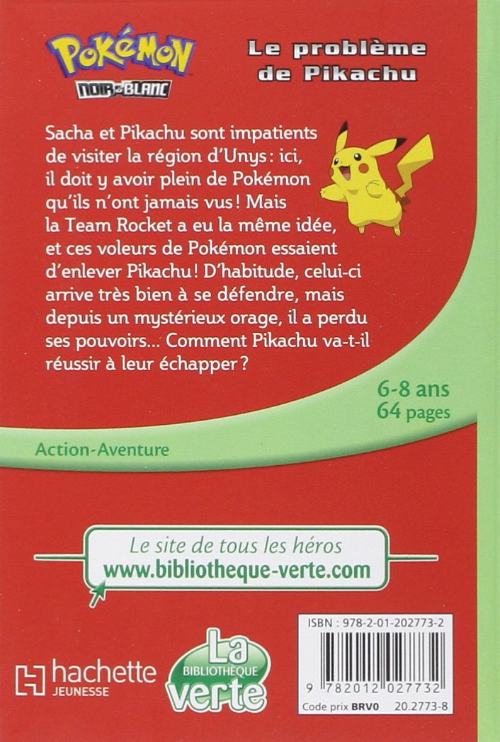 Livre Le problème de Pikachu (Livre d'occasion) - ISBN 2012027733