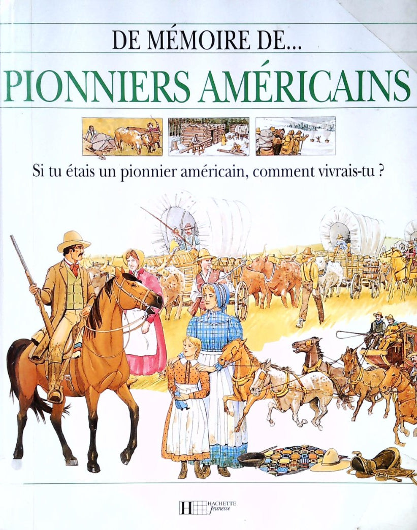 Livre Pionniers américains - Jacqueline Morley (Livre d'occasion) - ISBN 2012916082