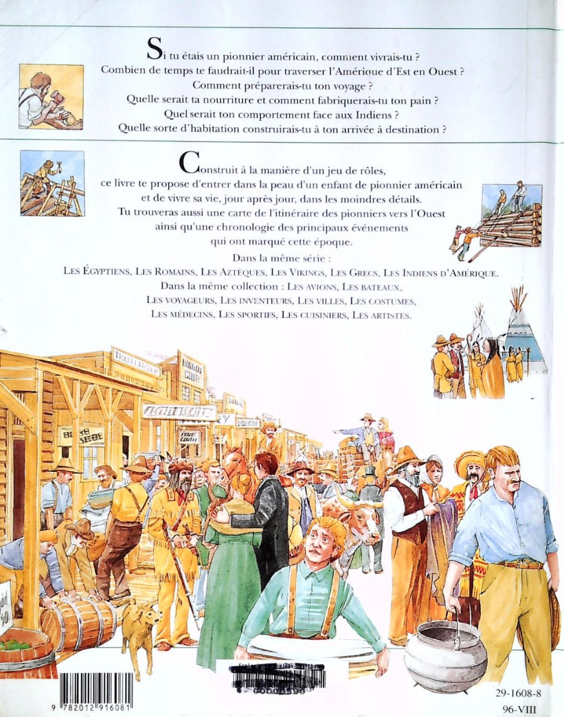 Livre Pionniers américains - Jacqueline Morley (Livre d'occasion) - ISBN 2012916082