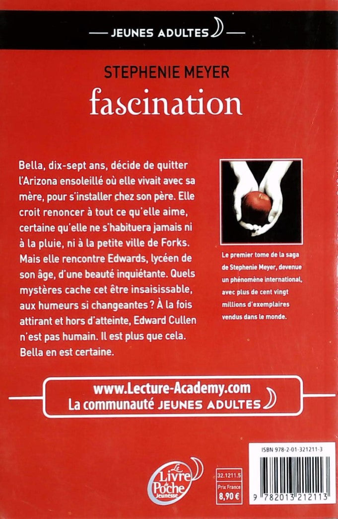 Livre La saga Twilight # 1 : Fascination (Stephanie Meyer) (Livre d'occasion) - ISBN 2013212119