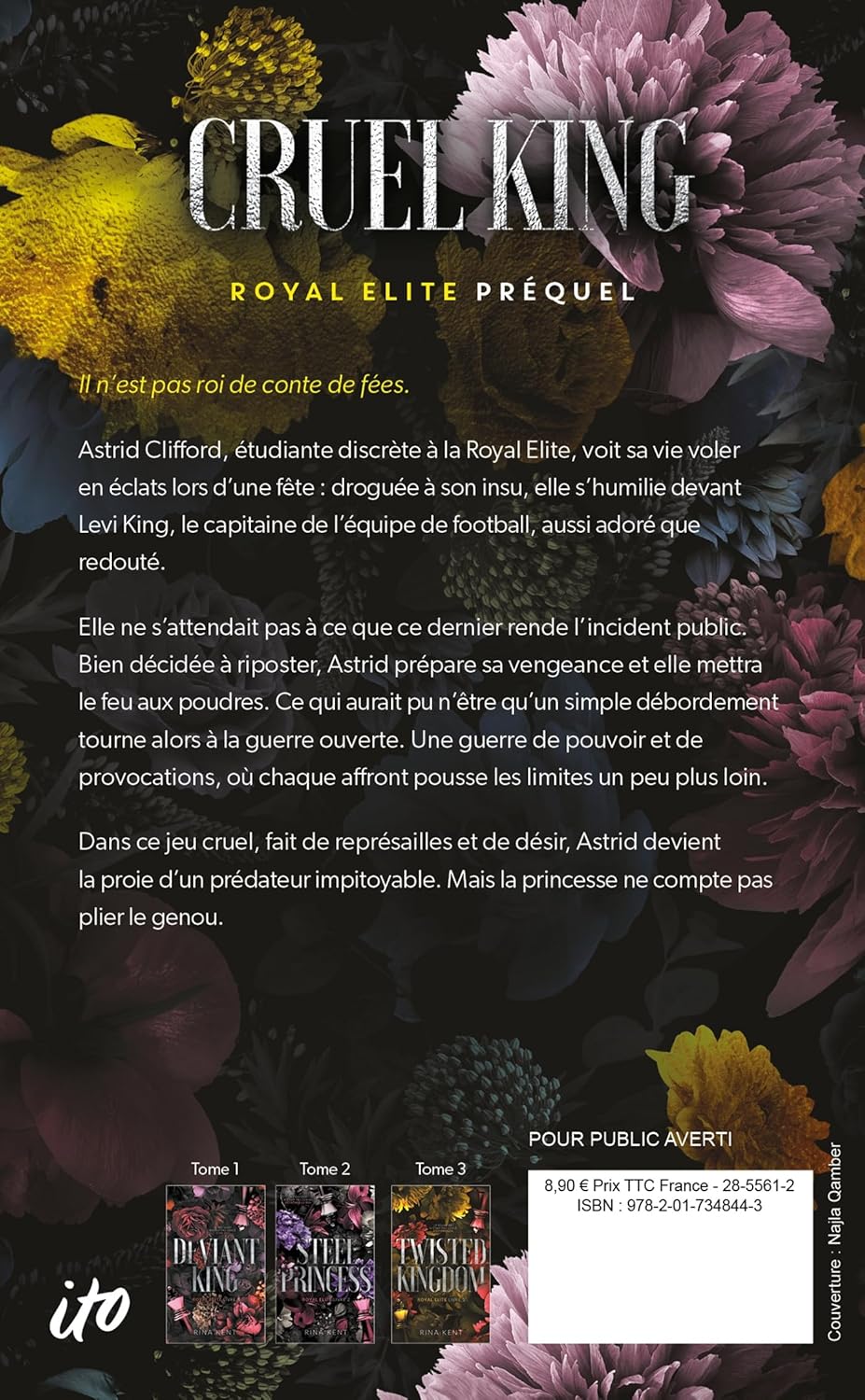 Livre Cruel King - Rina Kent (Livre d'occasion)