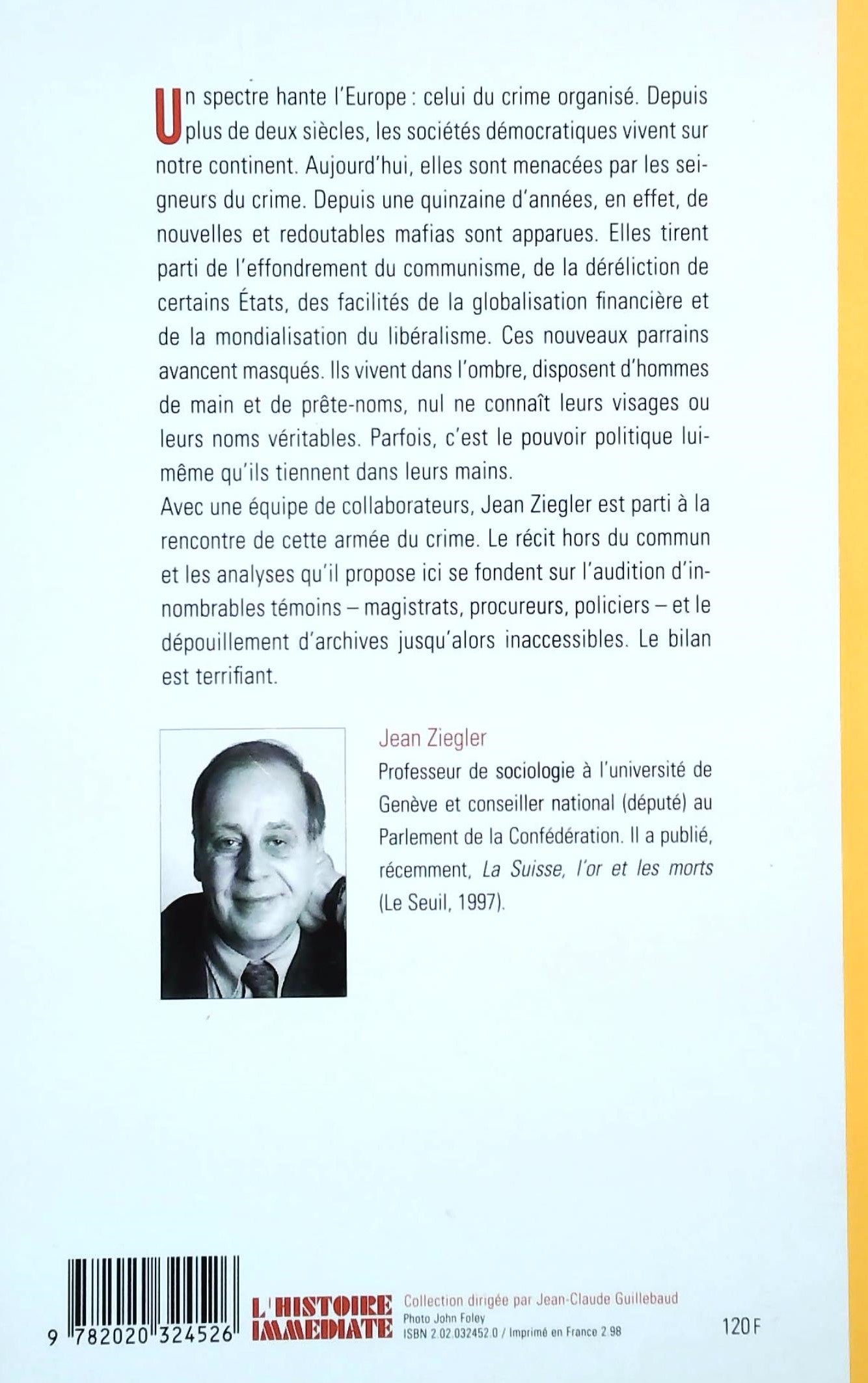 Les seigneurs du crime : Les nouvelles mafias contre la démocratie (Jean Ziegler)