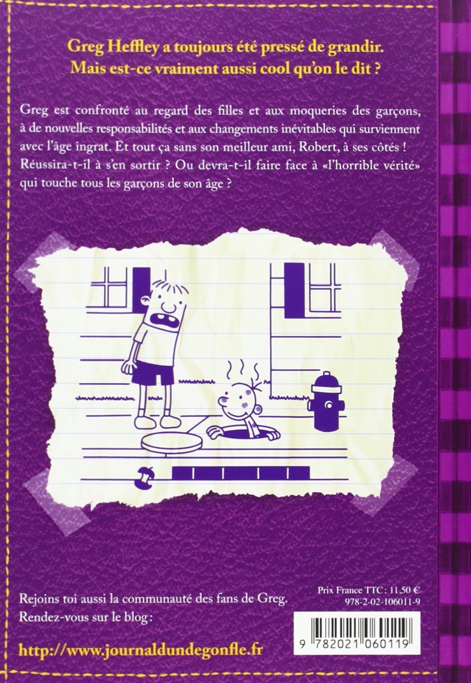 Livre La vérité toute moche - Jeff Kinney (Livre d'occasion) - ISBN 202106011X