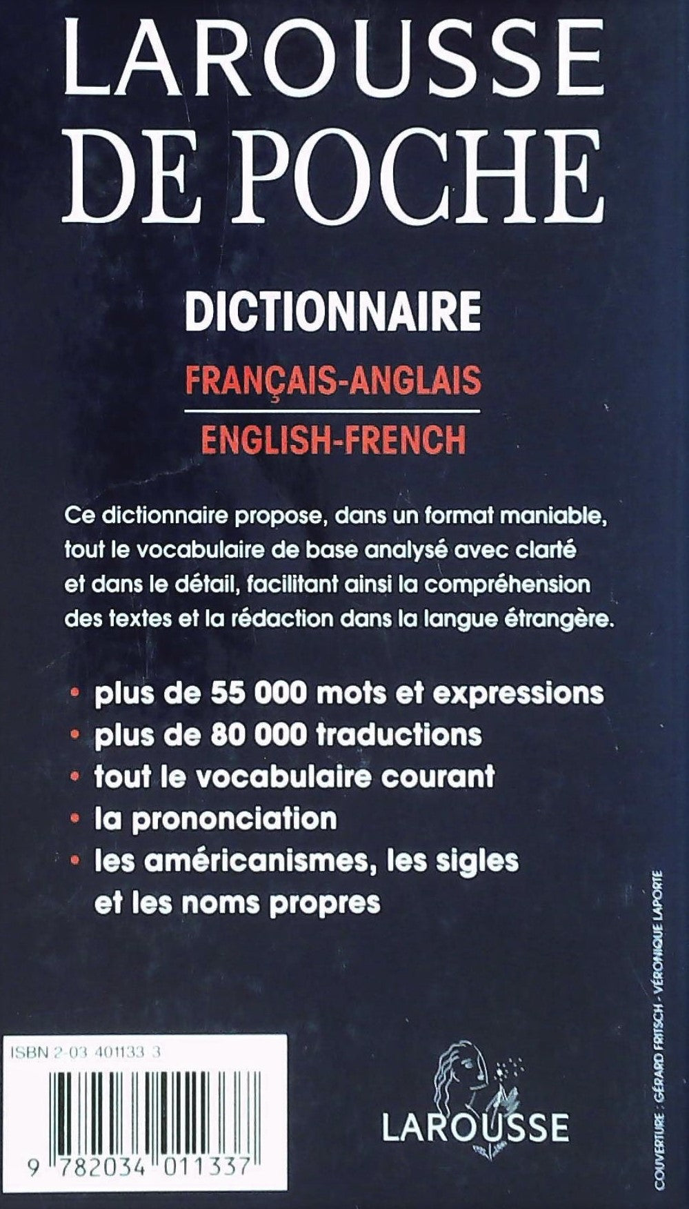 Livre Larousse de poche : Dictionnaire Anglais-Français English-French - Collectif (Livre d'occas...