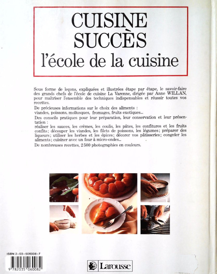 Livre Cuisine succès : L'école de la cuisine - Collectif (Livre d'occasion) - ISBN 2035060087