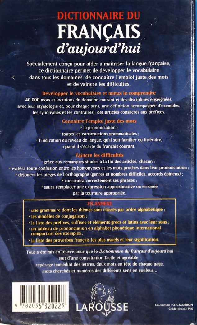 Livre Dictionnaire du français d'aujourd'hui - Collectif (Livre d'occasion) - ISBN 2035320224