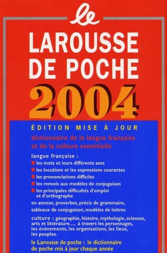 Livre Le Larousse de poche 2004 : Les mots de la langue & les noms propres - Collectif (Livre d'o...