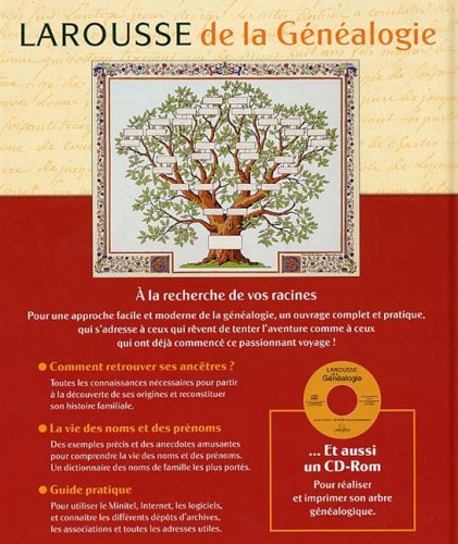 Livre Le Larousse de la généalogie : À la recherche de vos racines - Marie-Pierre Levallois (Livr...