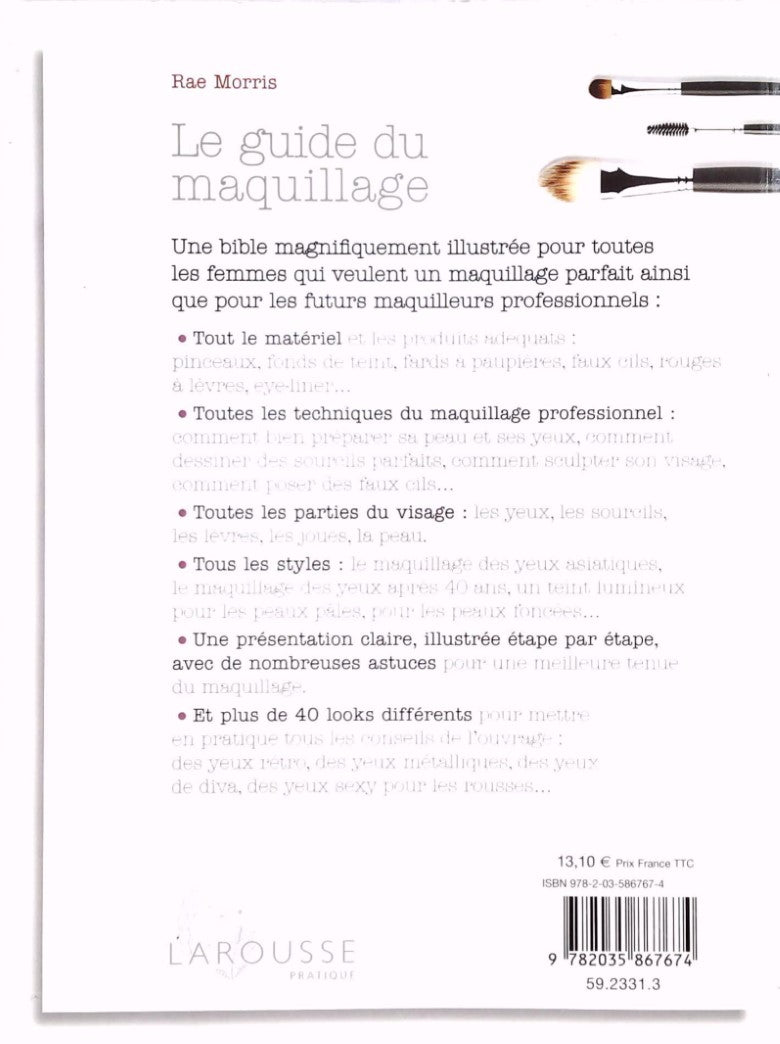 Livre Le guide du maquillage - Rae Morris (Livre d'occasion) - ISBN 2035867673