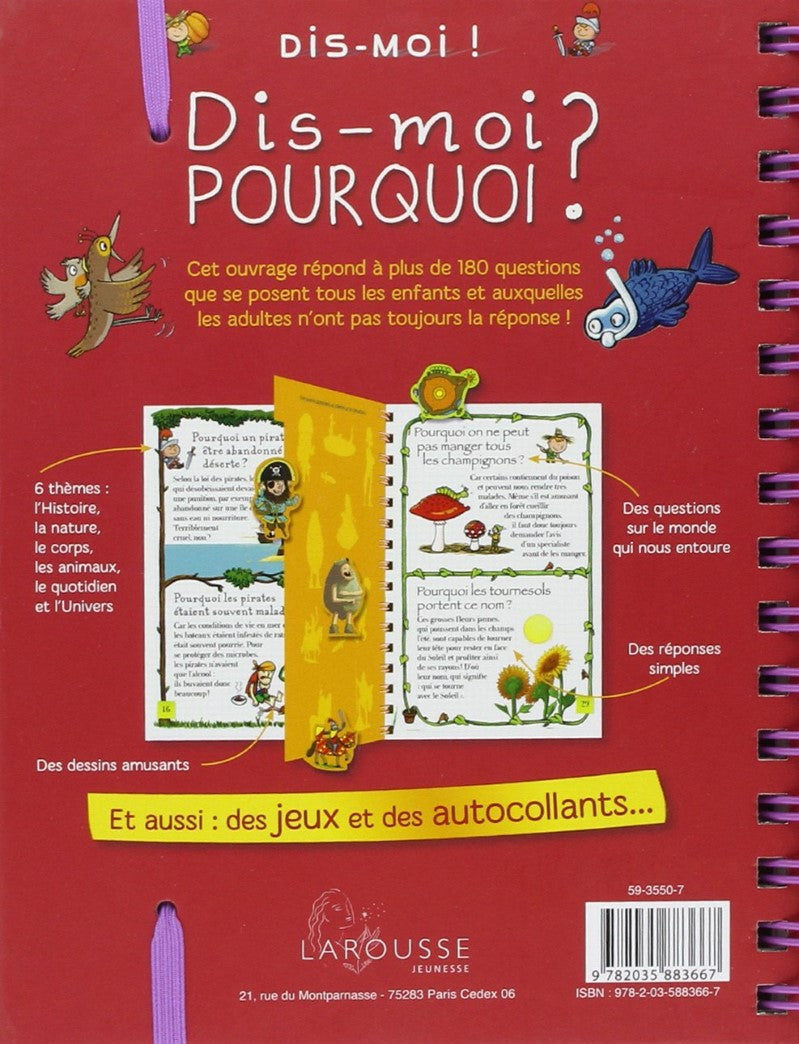 Livre Dis-moi pourquoi? - Collectif (Livre d'occasion) - ISBN 2035883660