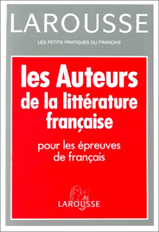 Livre Les auteurs de la littérature francaise - Collectif (Livre d'occasion) - ISBN 203800028X