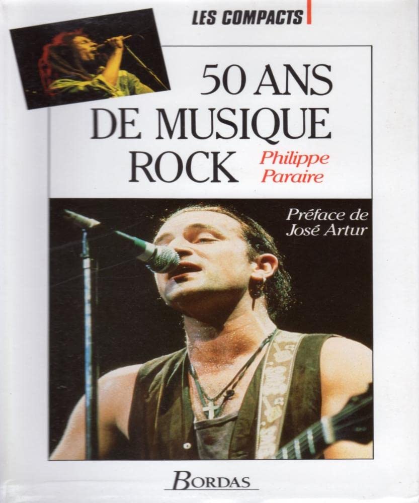 Livre 50 ans de musique rock - Philippe Paraire (Livre d'occasion) - ISBN 2040270361