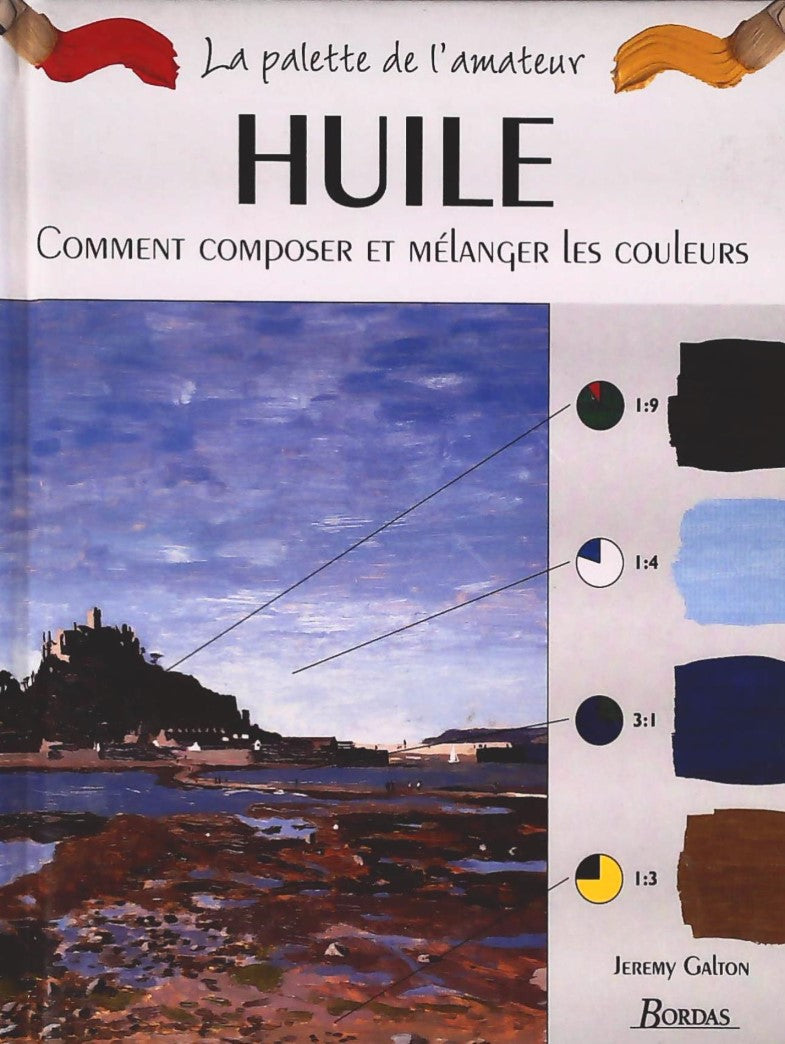 Livre Huile : Comment composer et mélanger les couleurs - Jeremy Galton (Livre d'occasion) - ISBN...