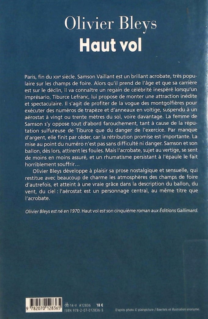 Livre Haut Vol - Olivier Bleys (Livre d'occasion)