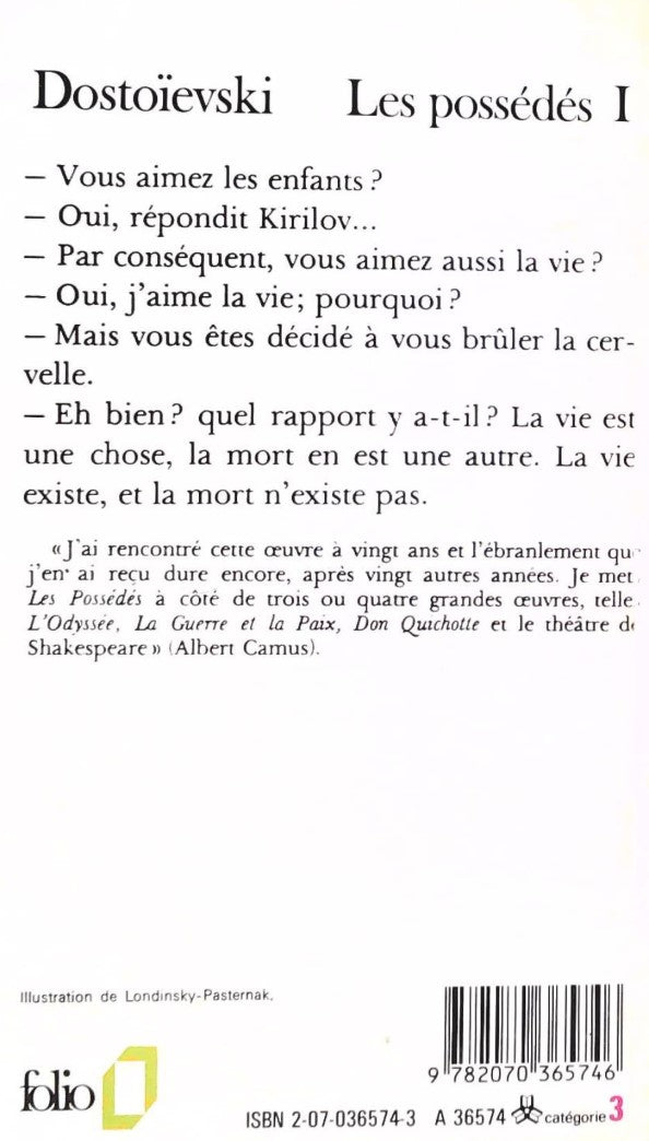 Les possédés # 1 (Dostoïevski)