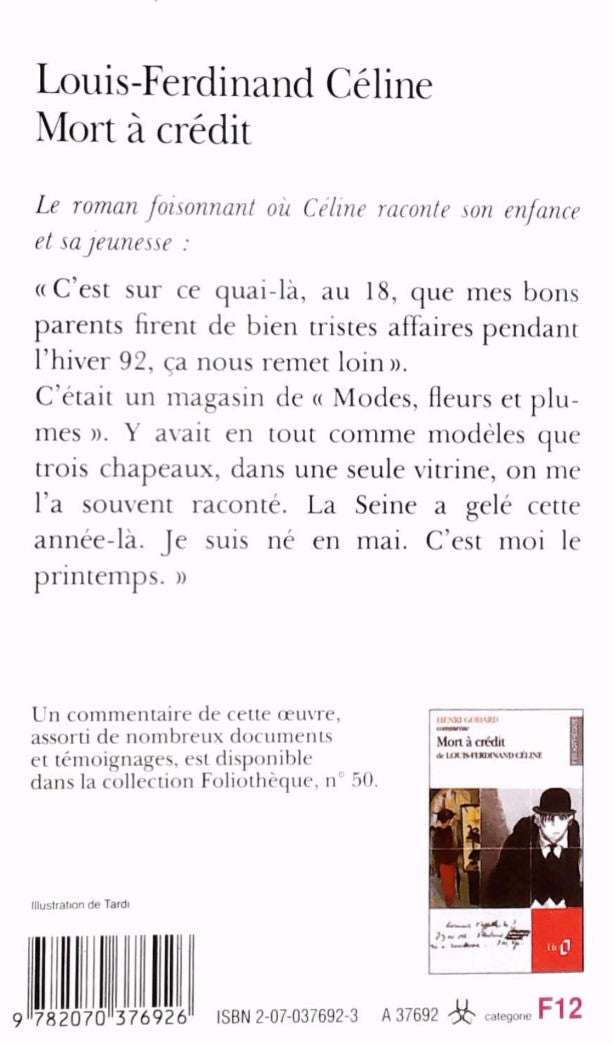 Mort à crédit (Louis Ferdin Celine)