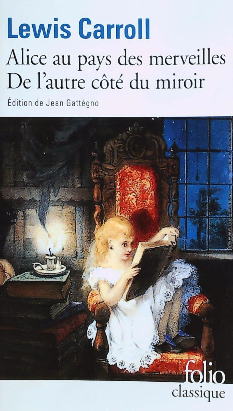 Livre Alice au pays des merveilles -suivi de- De l'autre côté du miroir - Lewis Carroll (Livre d'...