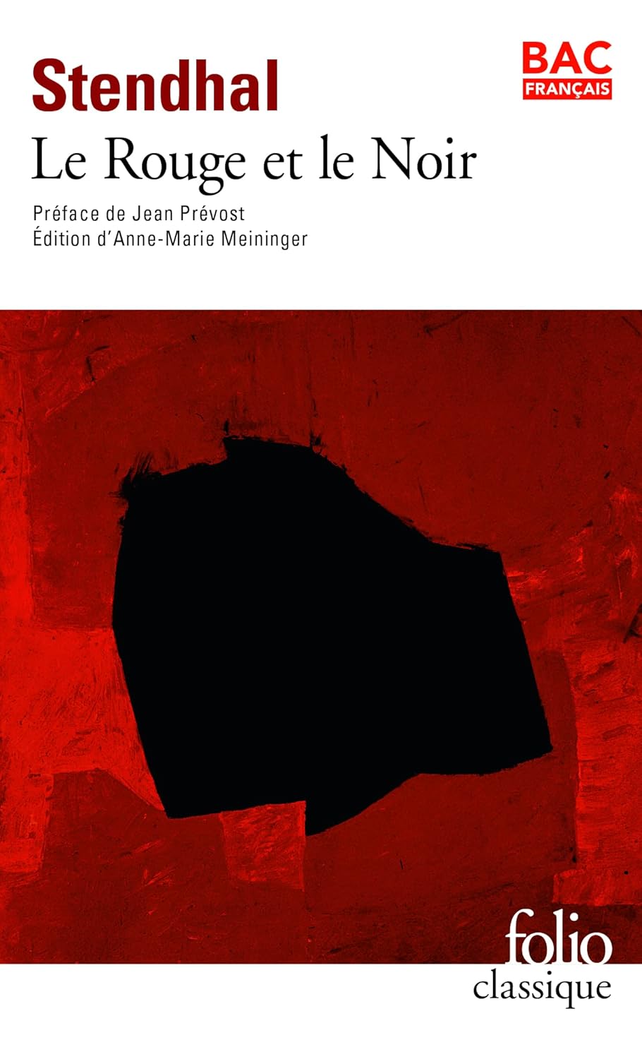 Livre Le rouge et le noir (Stendhal) (Livre d'occasion) - ISBN 2070412393