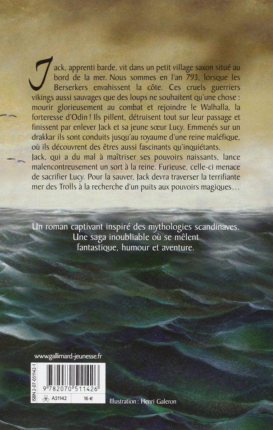 Livre Prisonnier des Vikings - Nancy Farmer (Livre d'occasion) - ISBN 2070511421