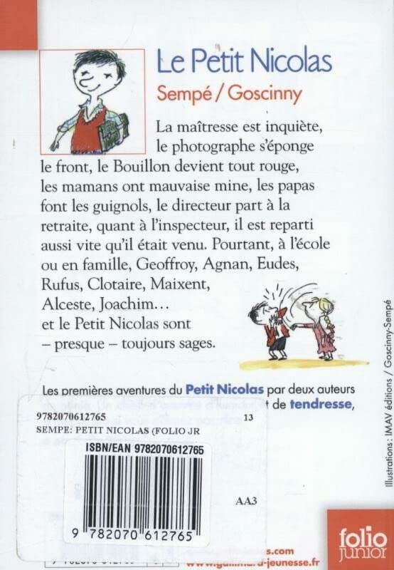 Livre Le petit Nicolas (René Goscinny, Jean-Jacques Sempe) (Livre d'occasion) - ISBN 2070612767