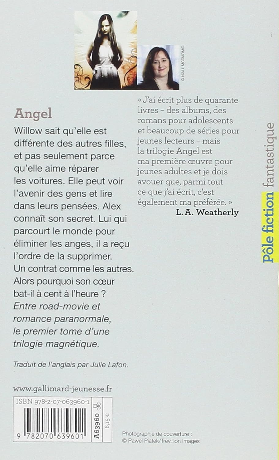 Livre Angel (FR) - L.A. Weatherly (Livre d'occasion) - ISBN 2070639606