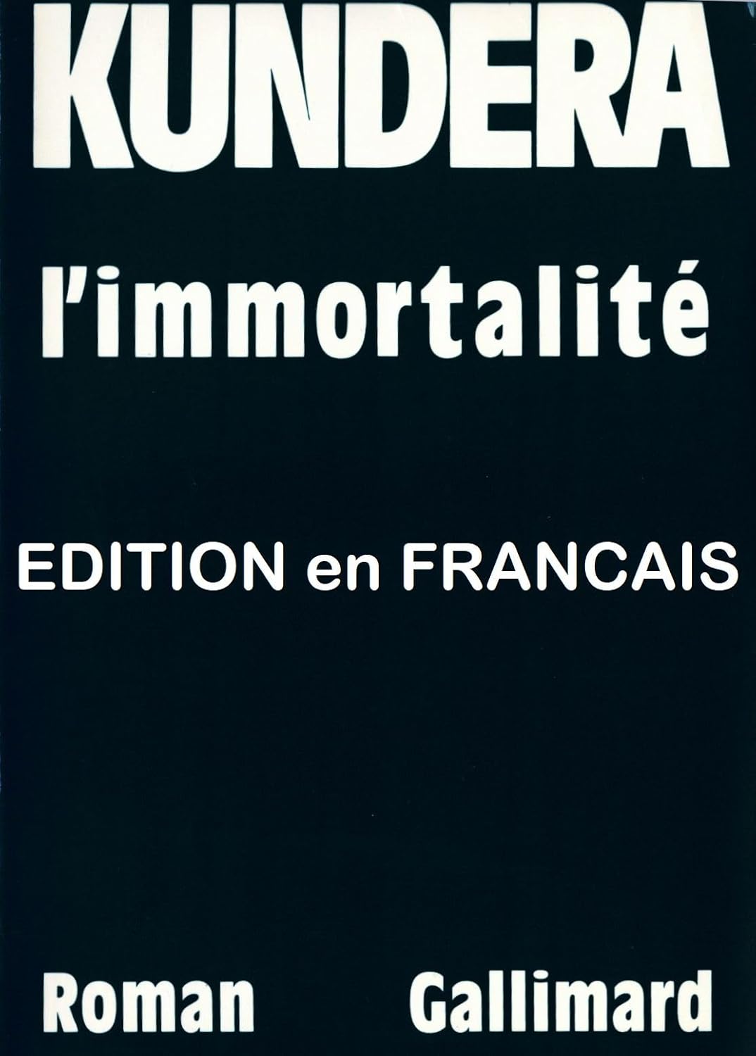 Livre Immortalité - Milan Kundera (Livre d'occasion) - ISBN 2070718395