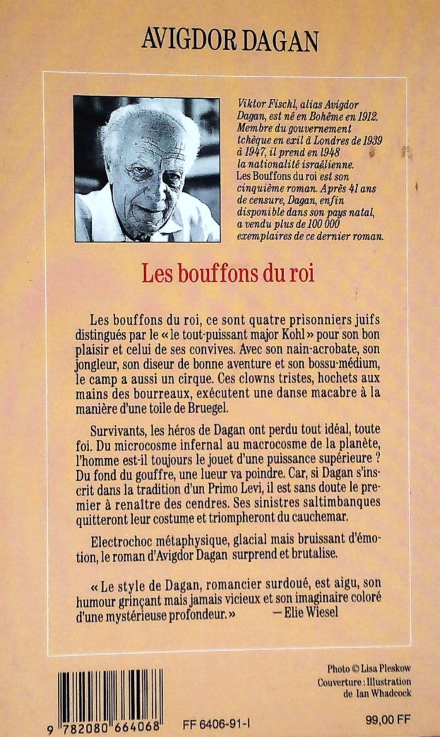 Livre Les bouffons du roi - Avigdor Dagan (Livre d'occasion) - ISBN 2080664069