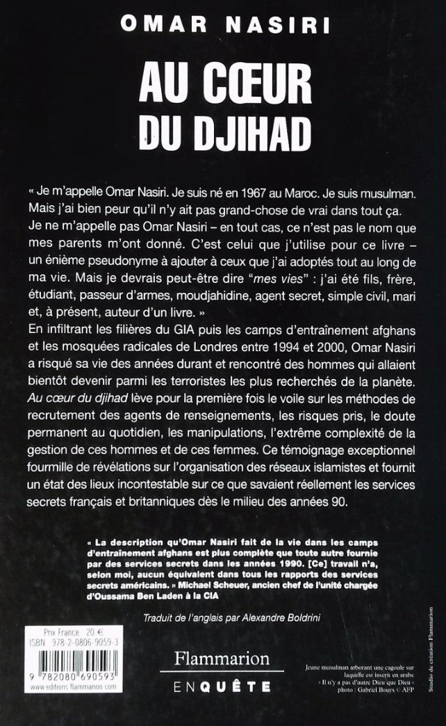 Livre Au coeur du Djihad : Mémoires d'un espion infiltré dans les filières d'Al-Qaida - Omar Nasi...