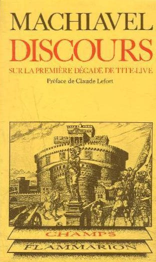 Livre Discours sur la première décade de Tite-Live - Nicolas Machiavel (Livre d'occasion) - ISBN ...