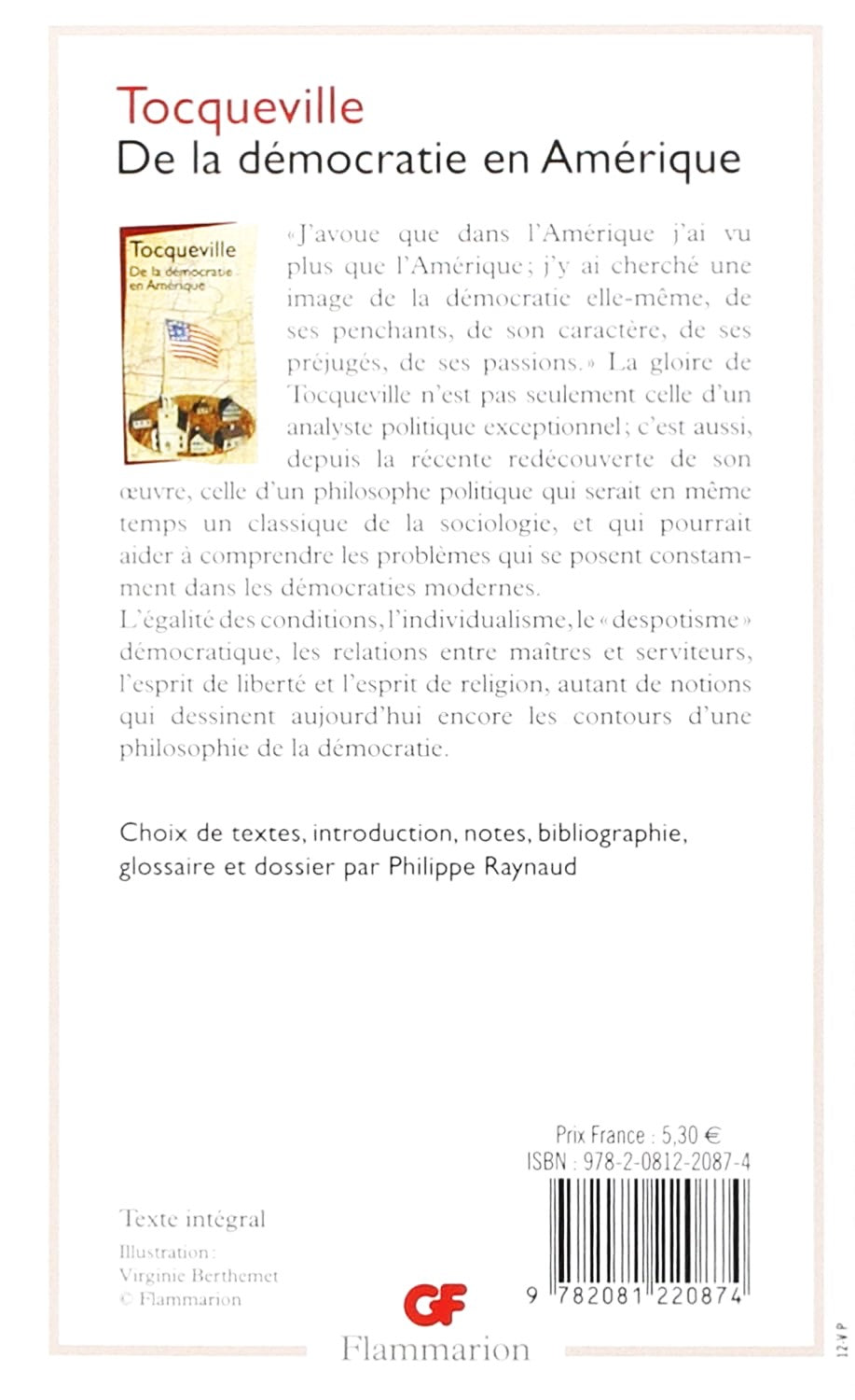 De la démocratie en Amérique (Alexis de Tocqueville)