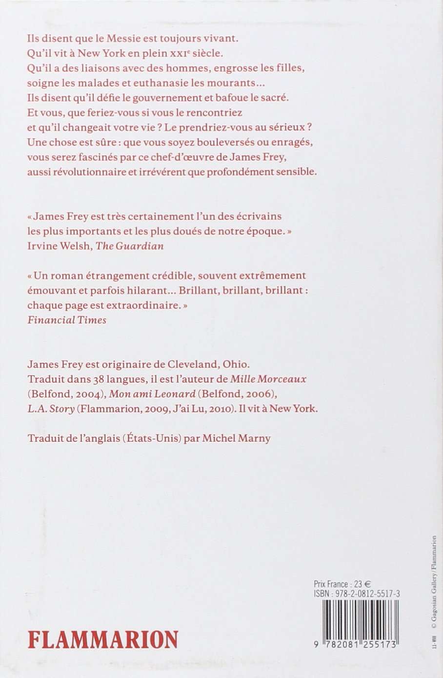 Le dernier testament de Ben Zion Avrohom (James Frey)