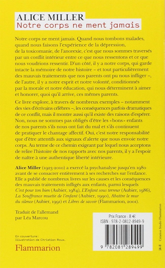 Notre corps ne ment jamais (Alice Miller)