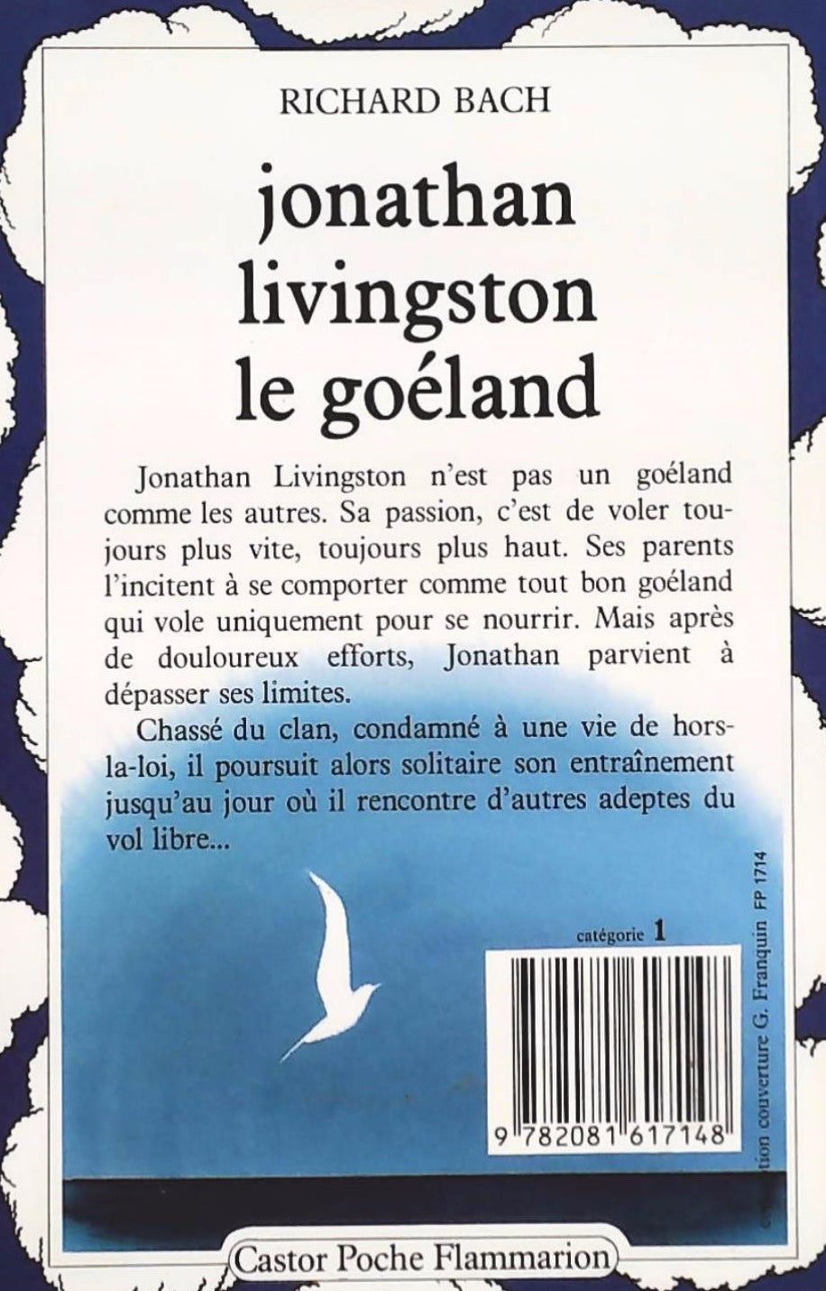 Livre Jonathan Livingston Le Goéland (Richard Bach) (Livre d'occasion) - ISBN 2081617145
