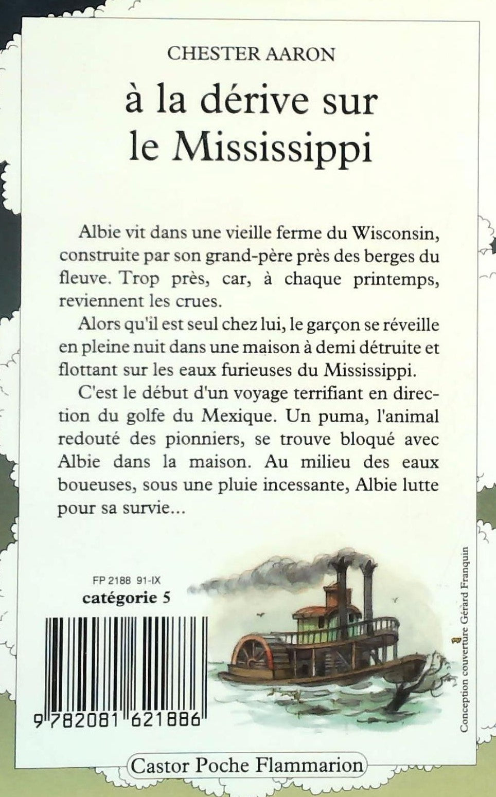 Livre À la dérive sur le Mississippi - Chester Aaron (Livre d'occasion) - ISBN 2081621886