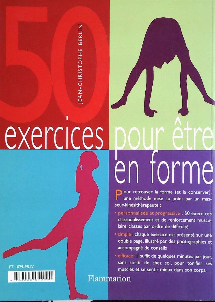 Livre Exercices pour être en forme - Jean-Christophe Berlin (Livre d'occasion) - ISBN 2082010295