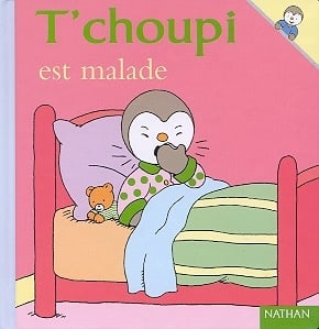 Livre T'choupi est malade - Thierry Courtin (Livre d'occasion)