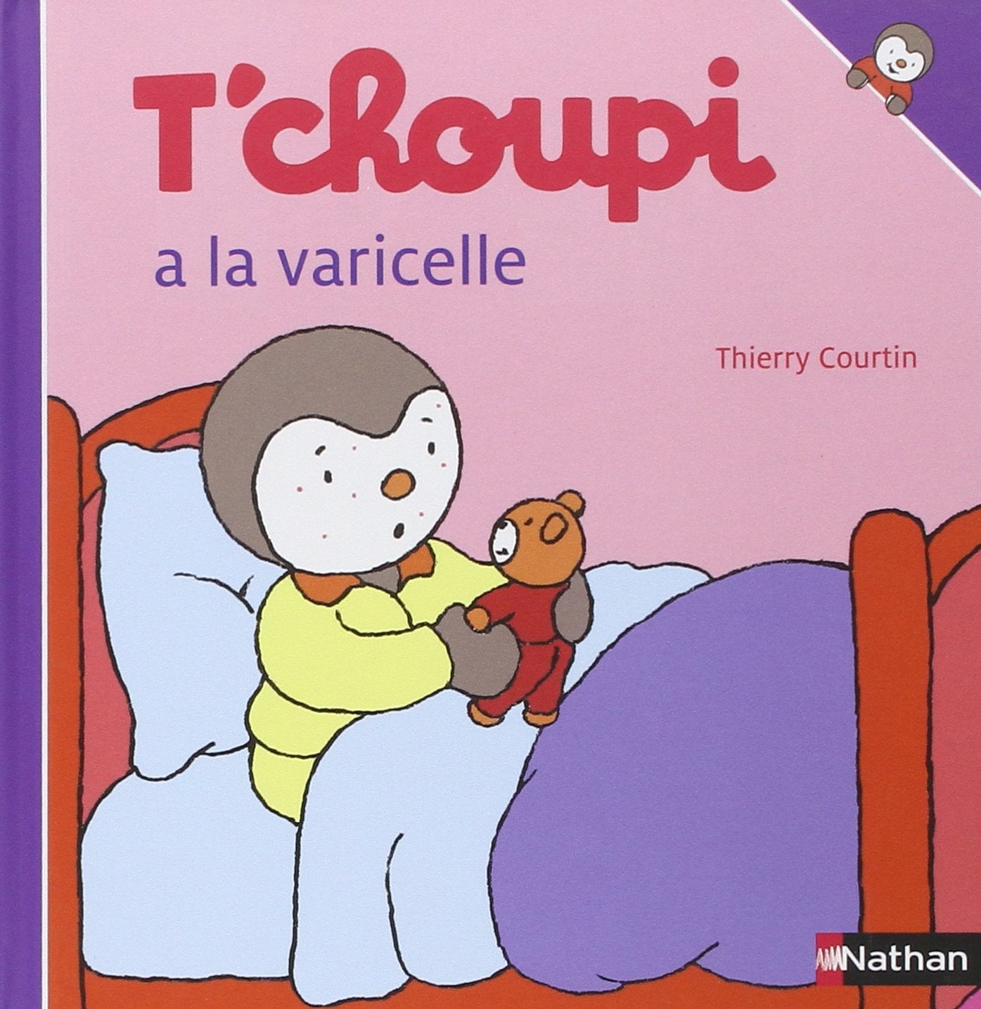 Livre T'choupi a la varicelle - Thierry Courtin (Livre d'occasion) - ISBN 209253517X