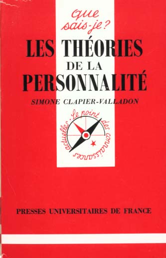 Livre Les théories de la personnalité - Simone Clapier-Valladon (Livre d'occasion) - ISBN 2130435866